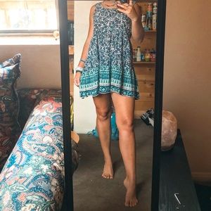 Fun Flowy hippie vibe dress